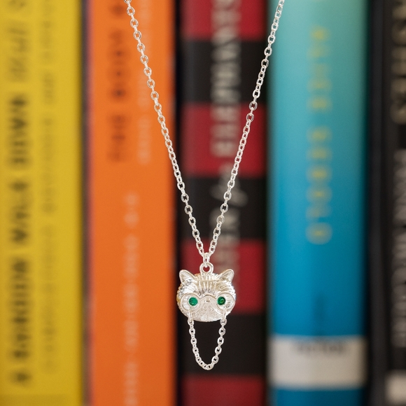 Mr. Fancy Pants Professor Cat Necklace (S925) - Picture 2 of 9